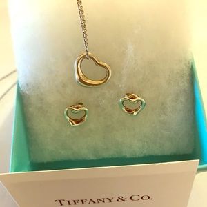 Tiffany Elsa Peretti Necklace and Earrings